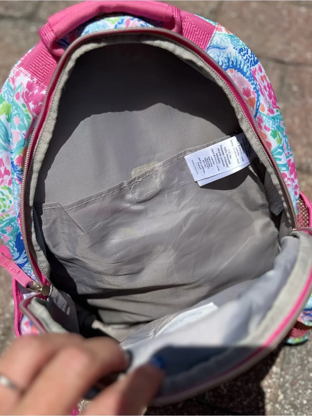Lilly Pulitzer Kids Floral Pink Backpack - Bright Patterned School Bag